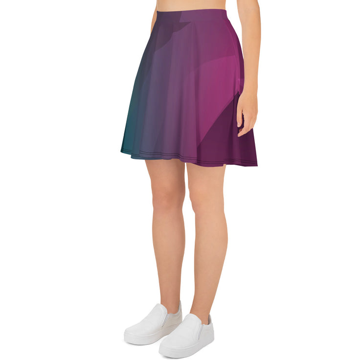 Dark Velvet Valkyrie Skater Skirt